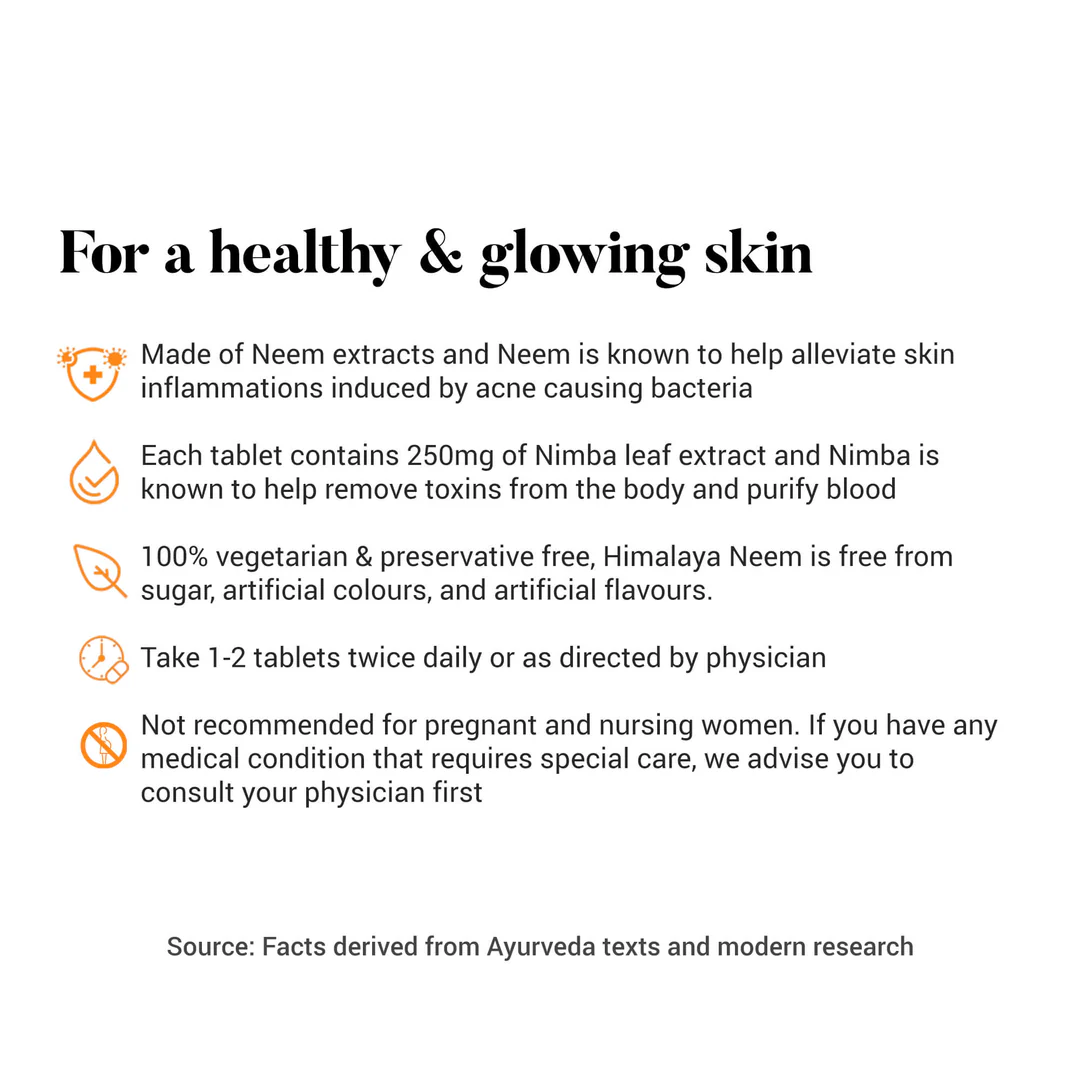 Himalaya Neem Tablets (60 Tablets) - Image 4